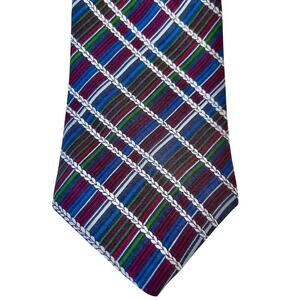 MISSONI Vintage DEADSTOCK 55" Multi Color Silk Made in Italy